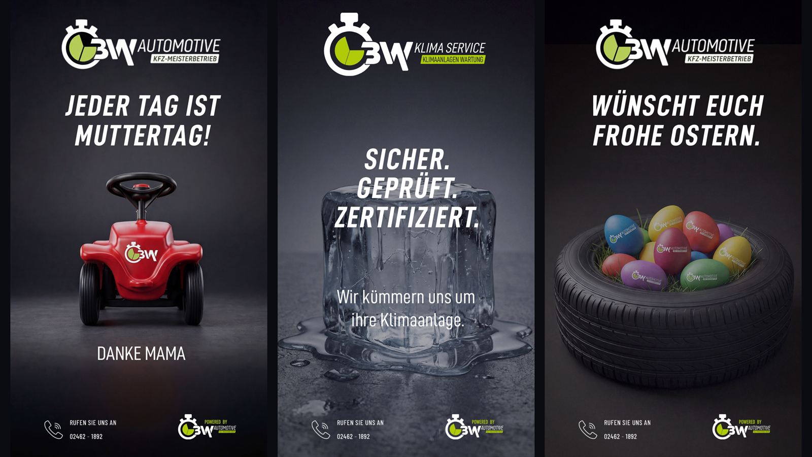 Retail-Content für BW Automotive im Edeka-Umfeld